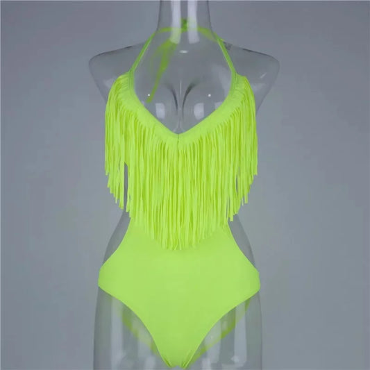 Neon A- Flair One Piece